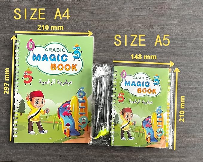 4-Piece Arabic Magic Book